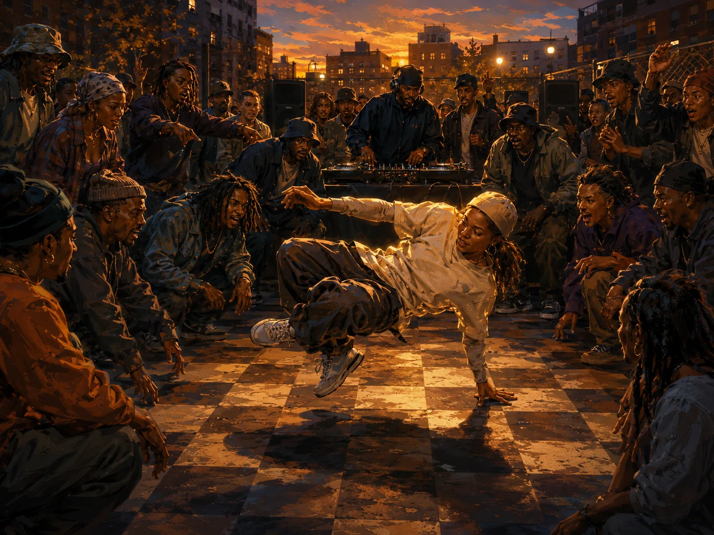 Original illustration of individual b-boy and b-girl identity and style