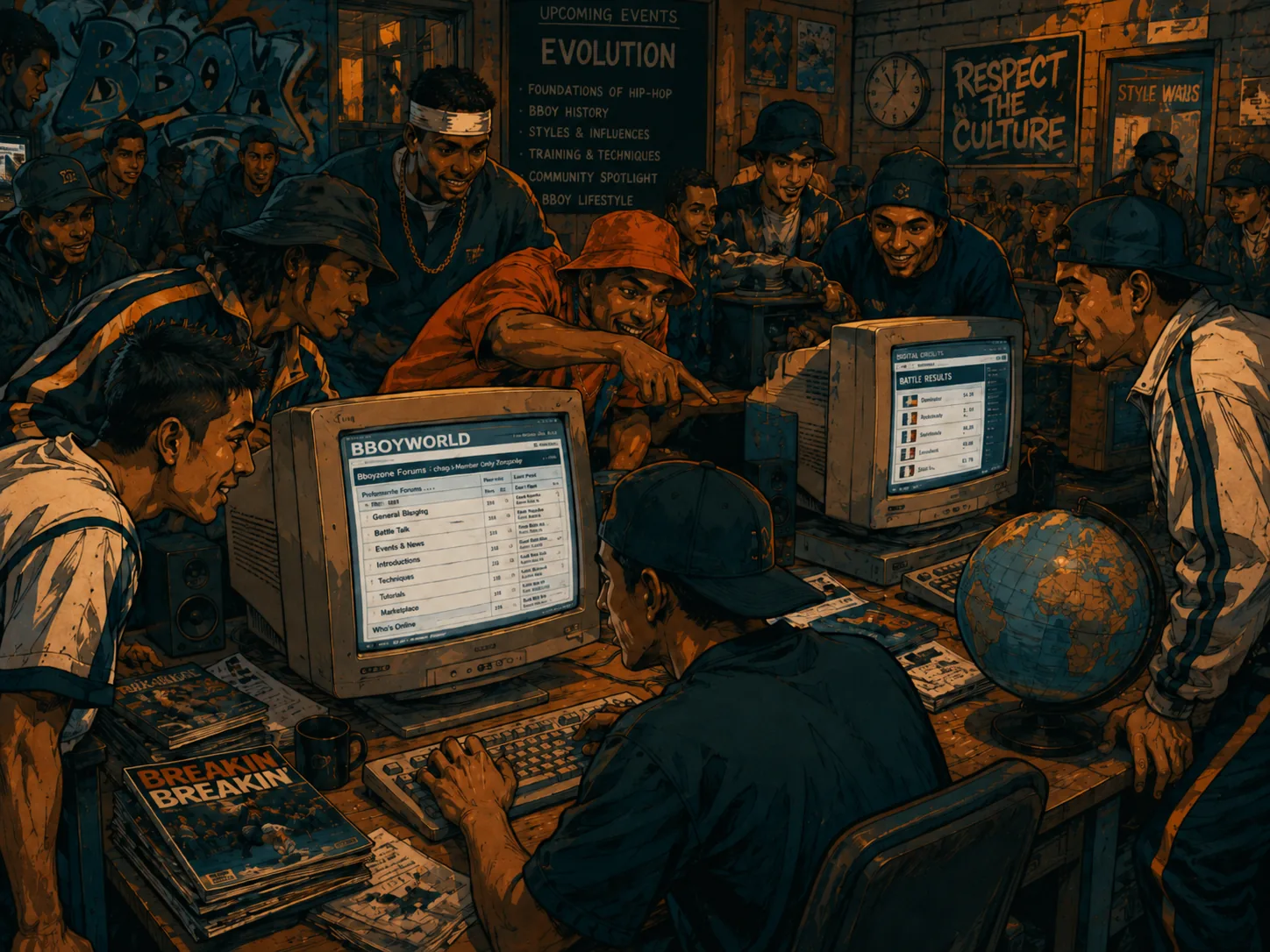 Internet era illustration