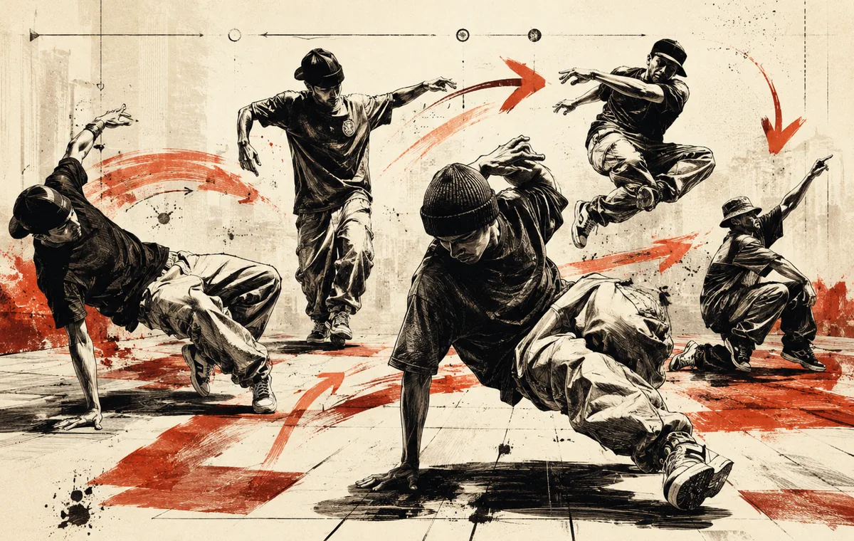 Original routine illustration