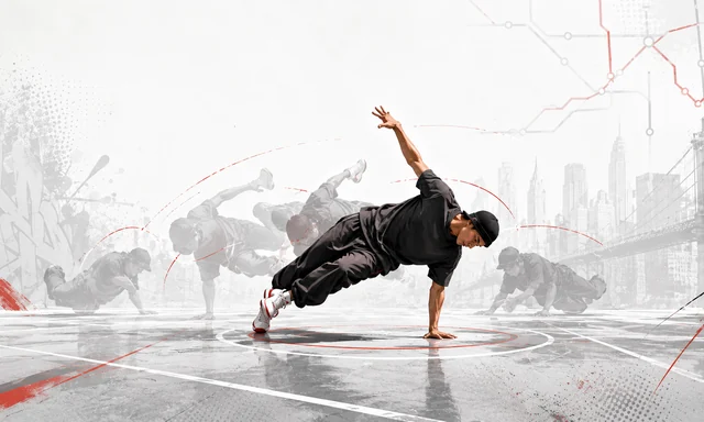 Original breaking gestures for StreetDance.com
